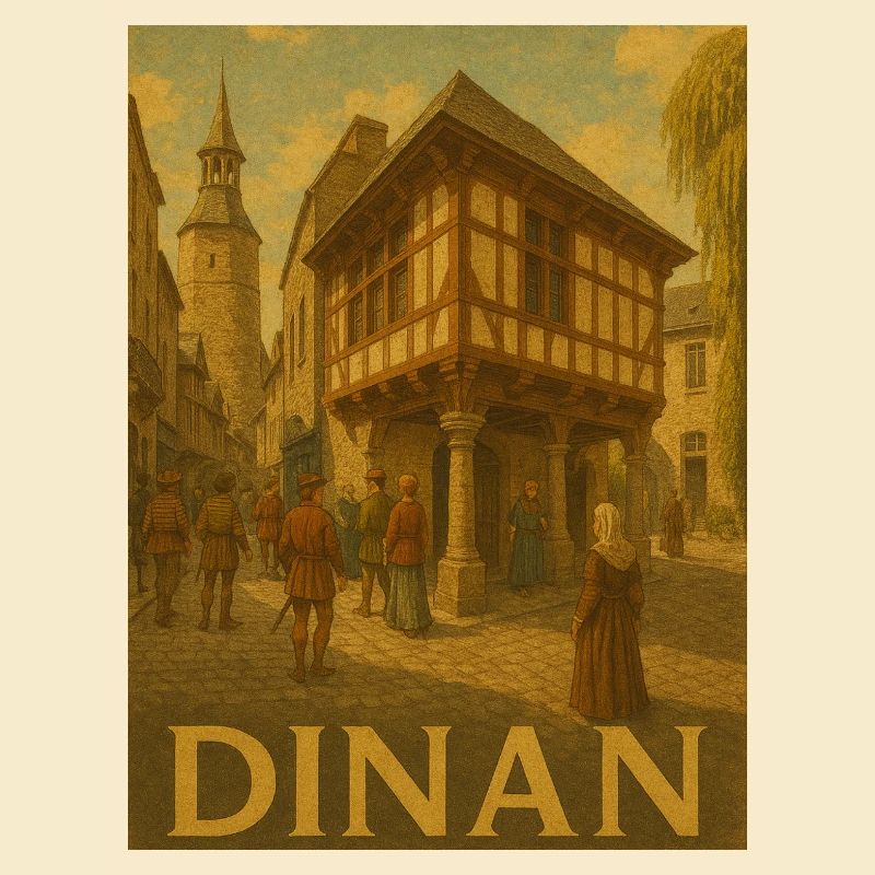 Mittelalterliches Stadtleben in Dinan