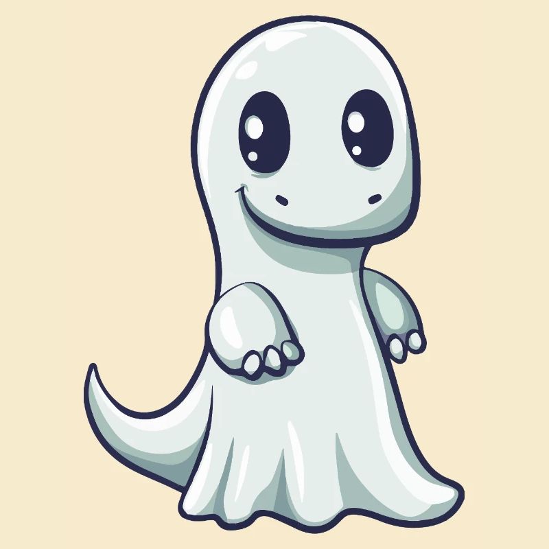 Dinosaurier brontosaurus Halloween Geist