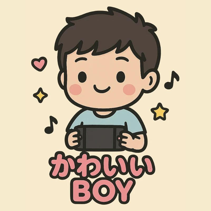 Cute boy with game controller