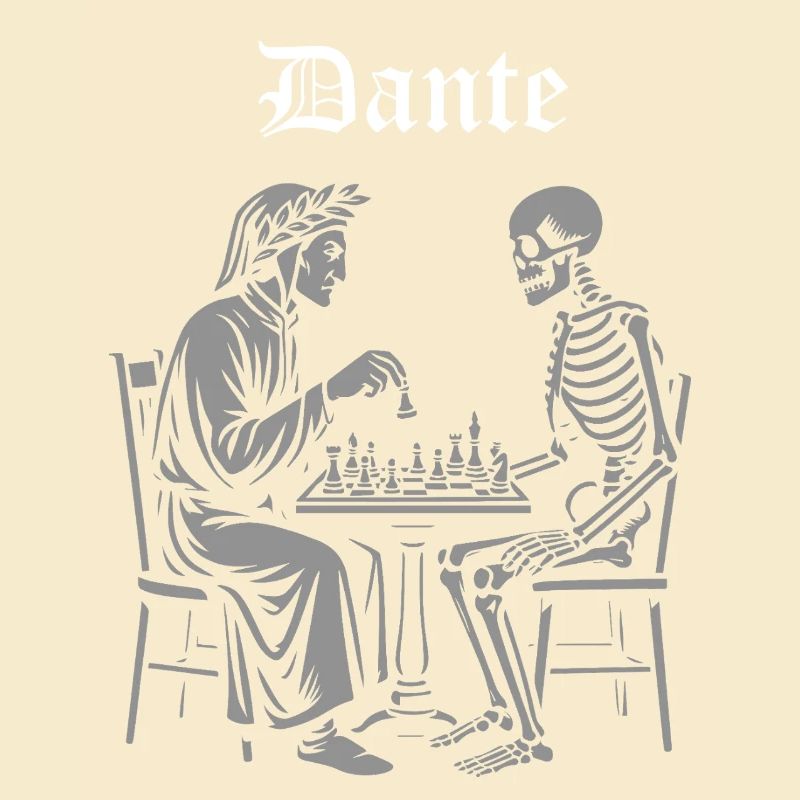 Dante and Skeleton Chess Match