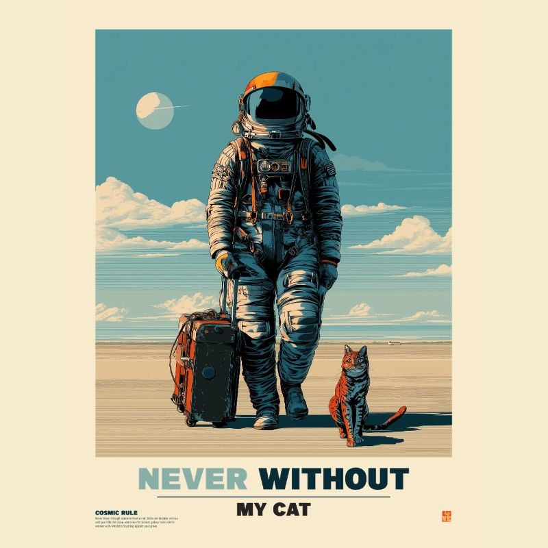 Jamais sans mon chat dans l’espace