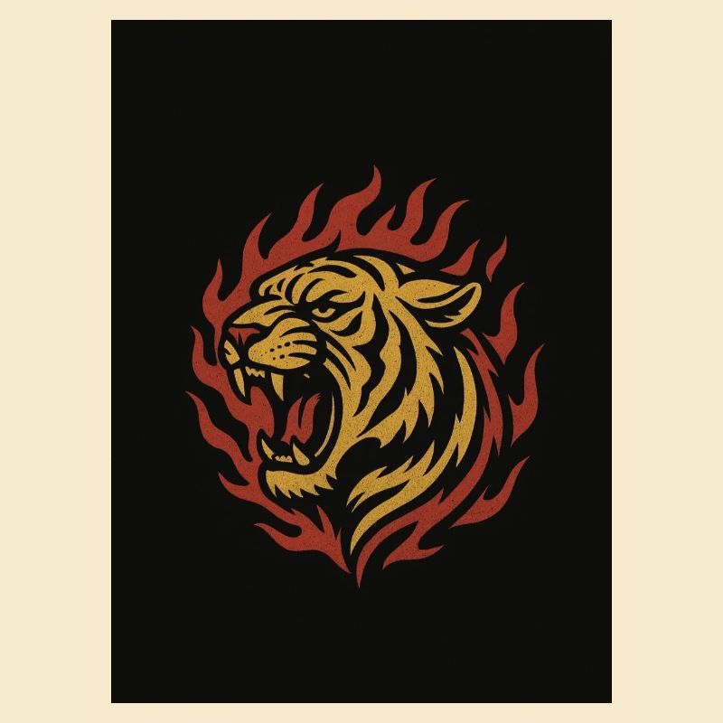 Tigerflamme Feuerkranz