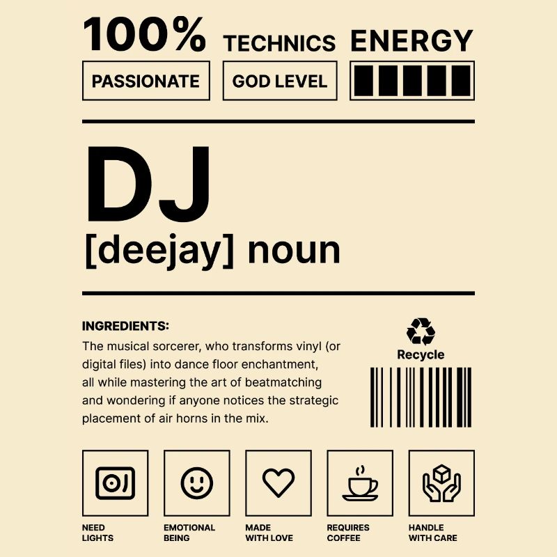 Deejay Vibes Black
