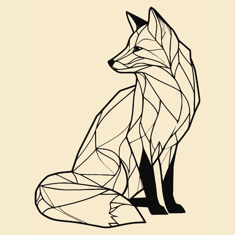 eleganter Fuchs