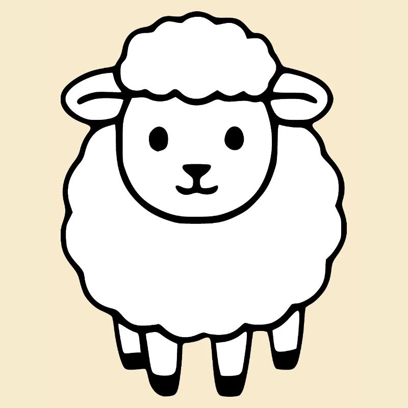 Schaf Schäfchen Lamm