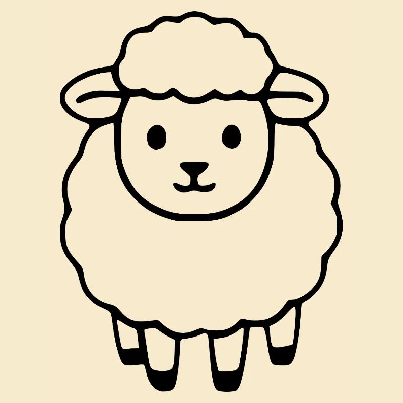 Schaf Schäfchen Lamm