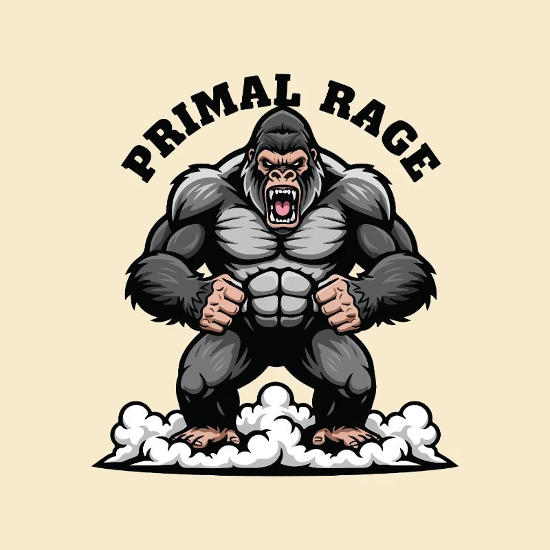 Primal Rage Gorille Musclé Force
