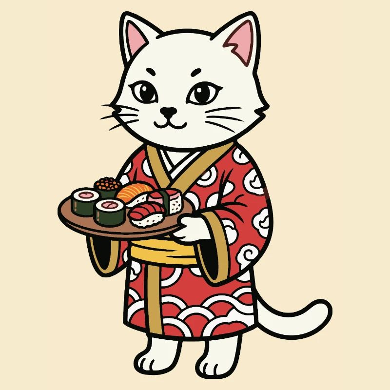 Chat à sushi
