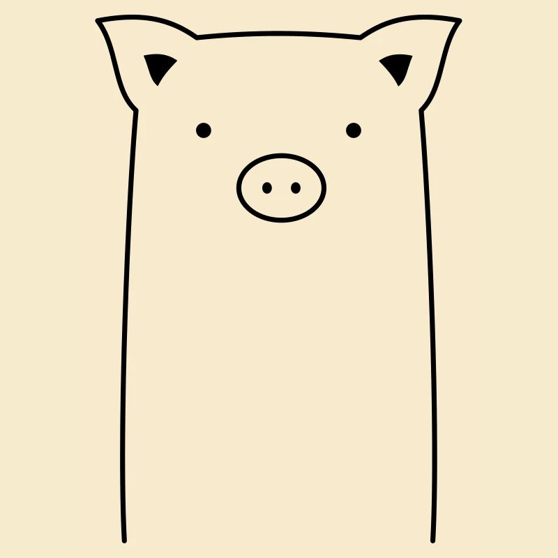 Schwein Sau Ferkel Geschenkidee