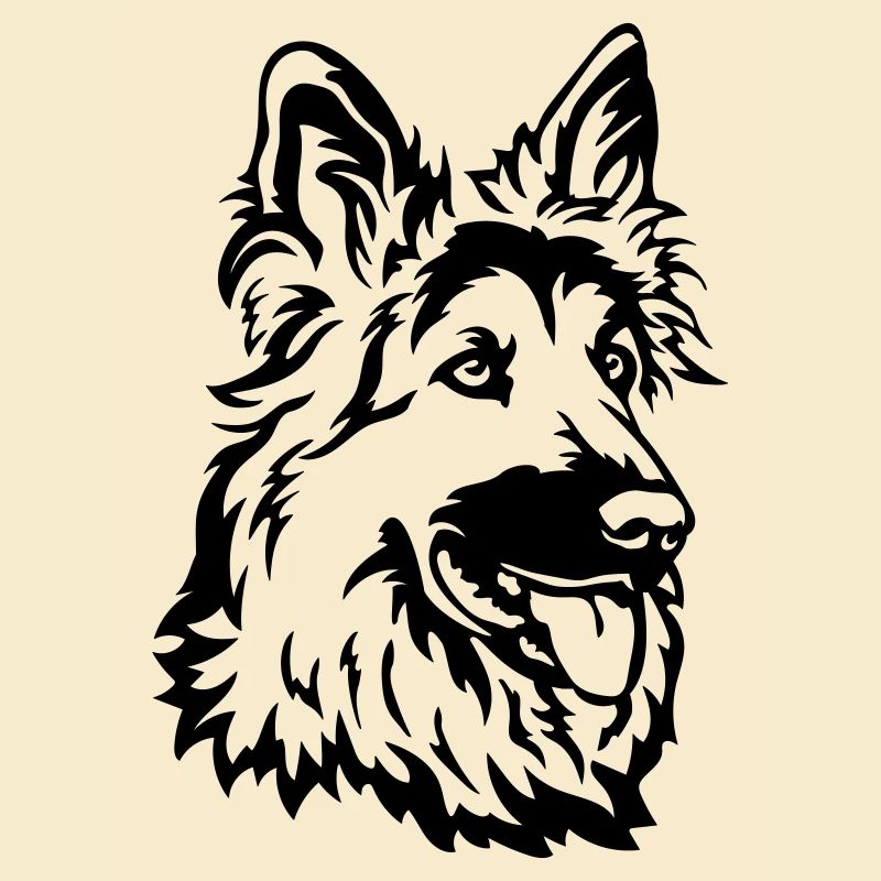 Deutscher Schäferhund Kopf