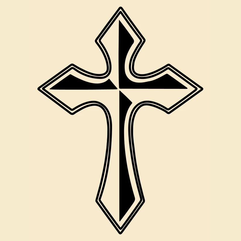 Cross transparent shadow image