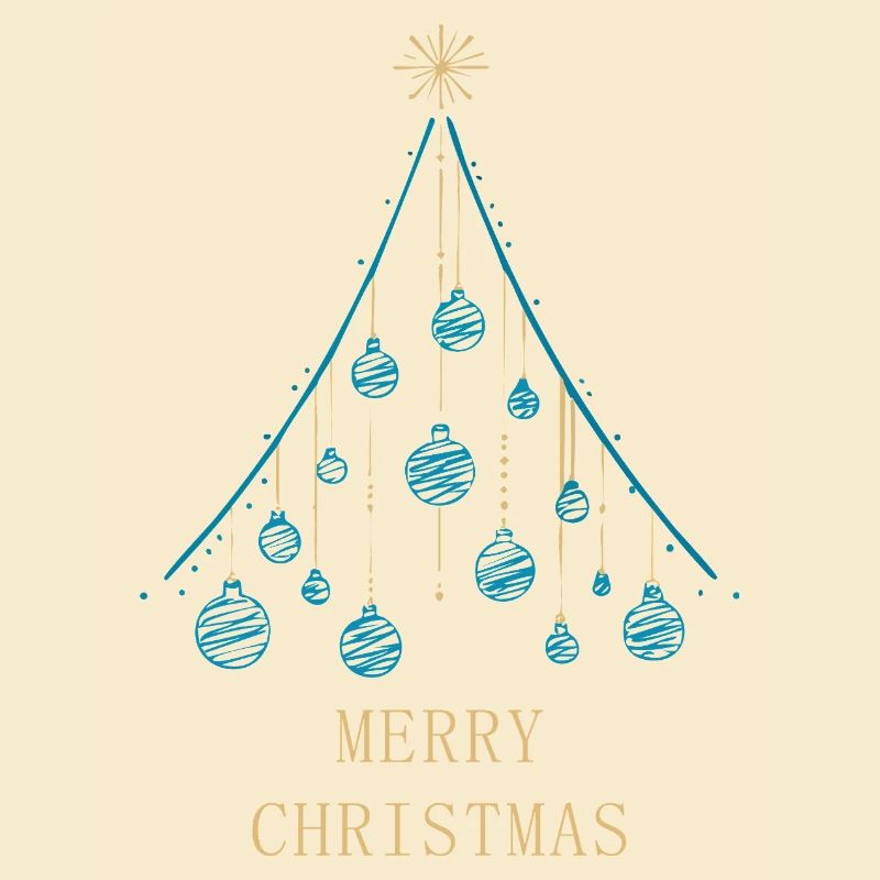 Joyeux Noël - Conception d’arbre de Noël.