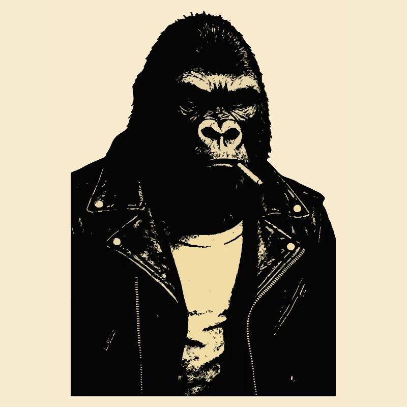 Gorilla Rebel Lederjacke