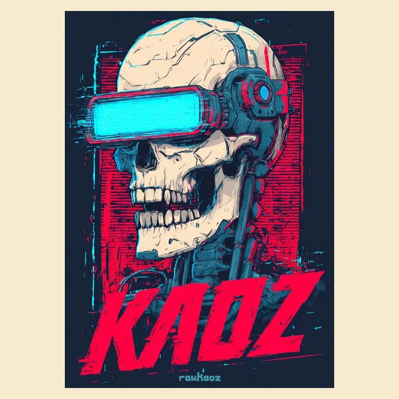 Kaoz Cyber Skull VR Neon