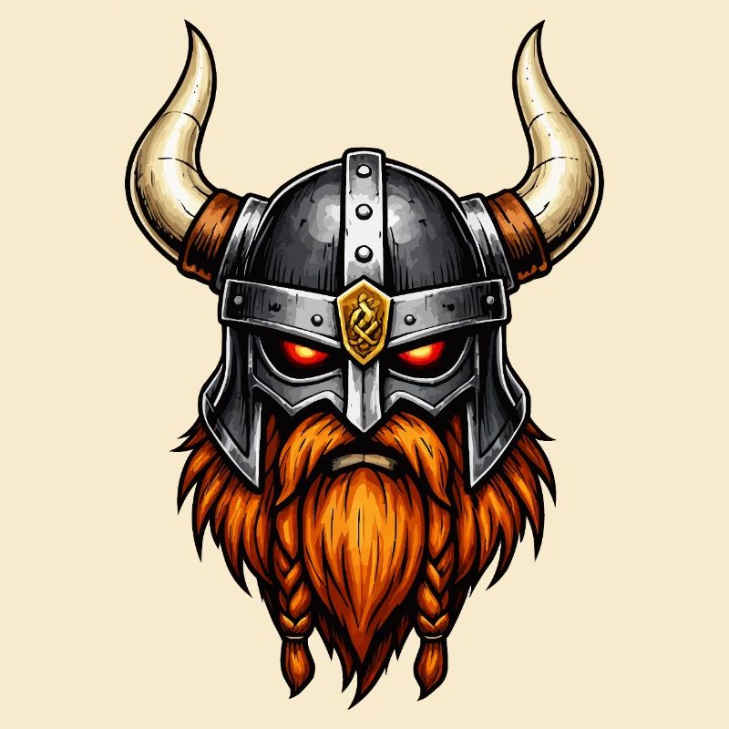 Wikinger Krieger Helm