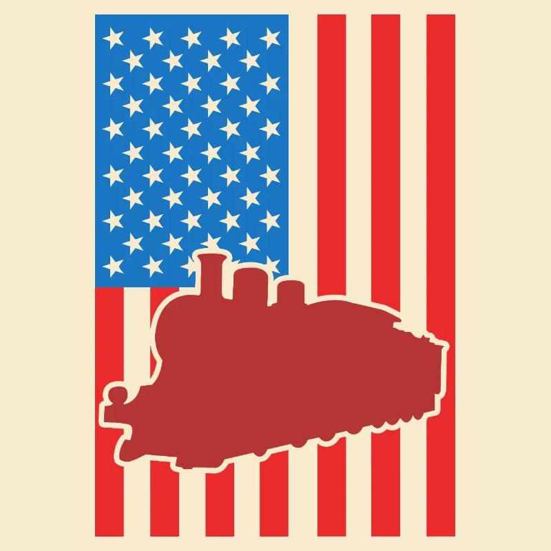 Drapeau du chemin de fer des États-Unis