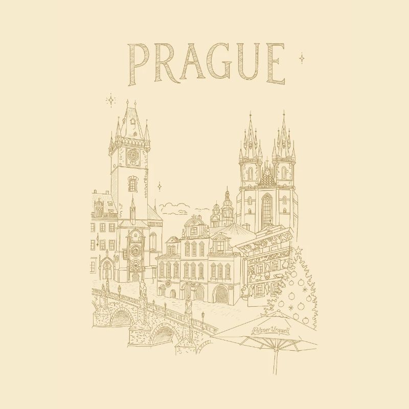 Stilisierte Prag