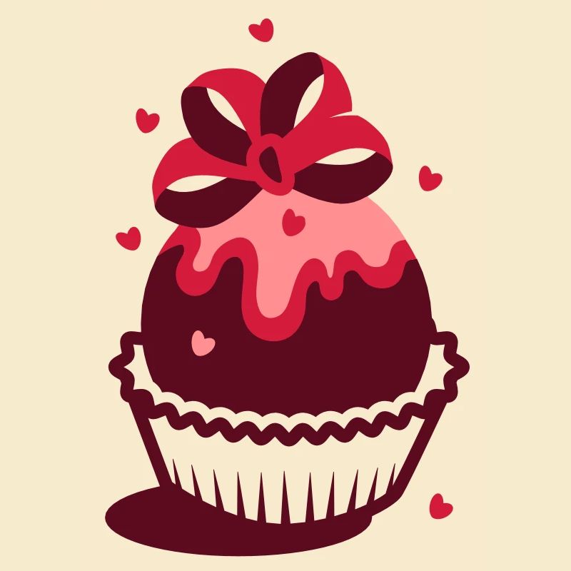 A small dotted heart