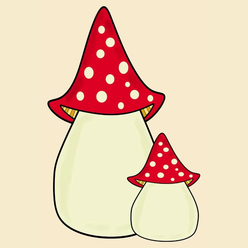 Toadstool, mushroom in the woods gift