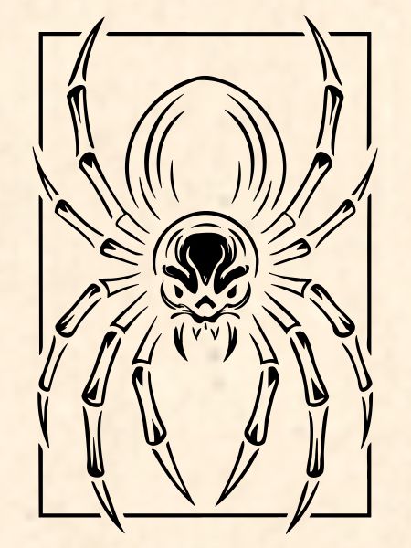 Stilisierte Spinne