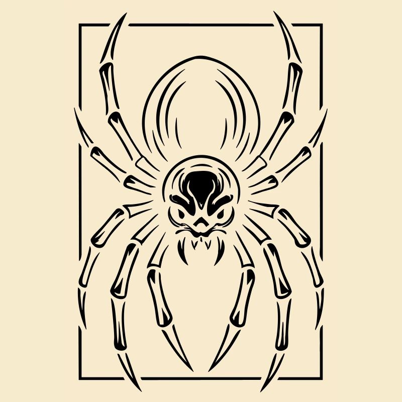 Stilisierte Spinne