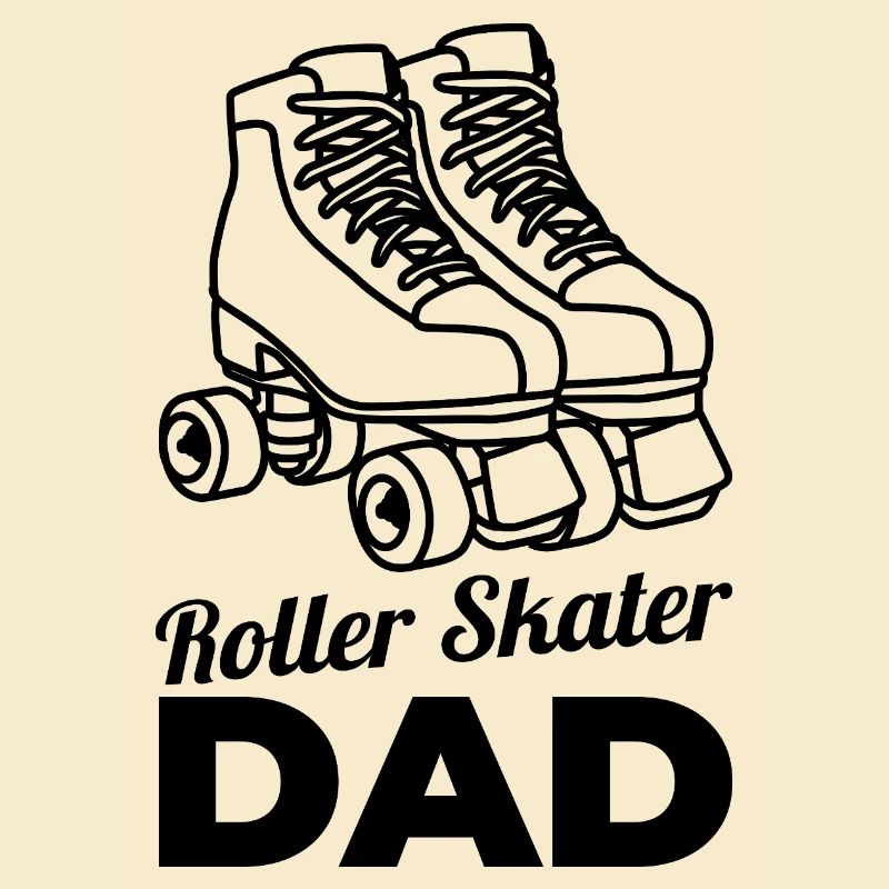Rollschuhläufer Papa