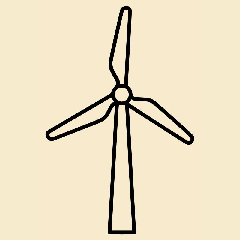 Wind turbine | Renewable Energy Statement Vector