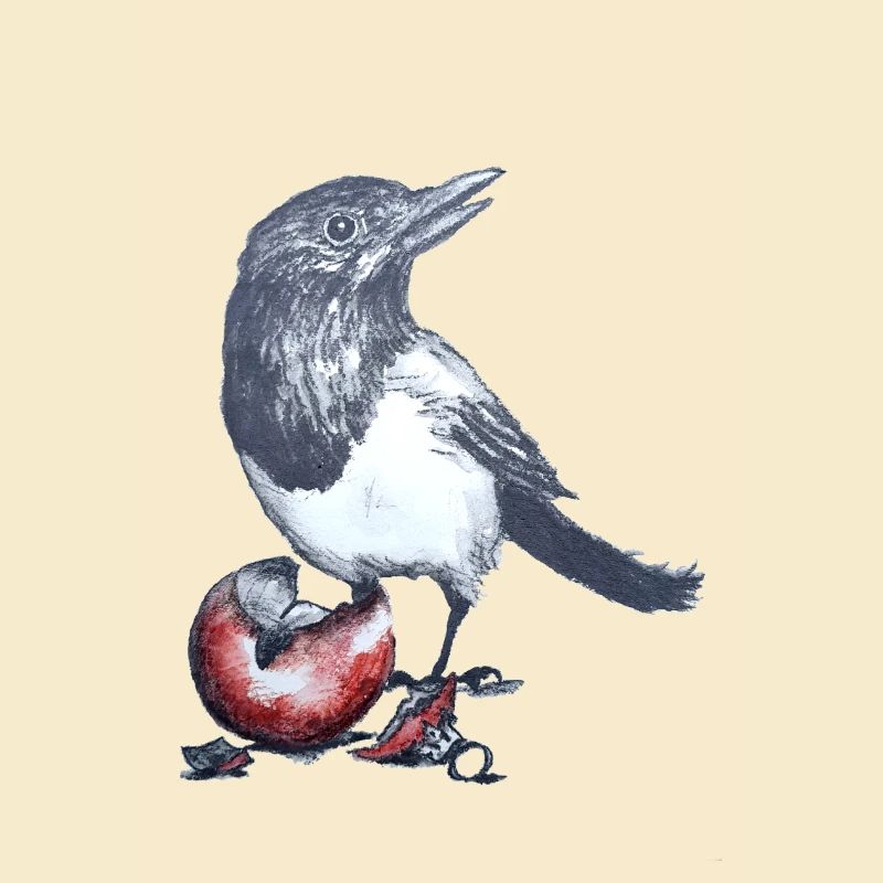 Pie avec ballon de Noël