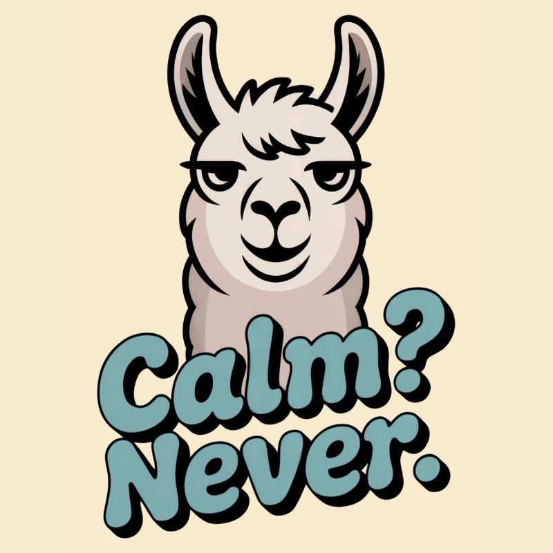 Calm? Never. – Zero serenity