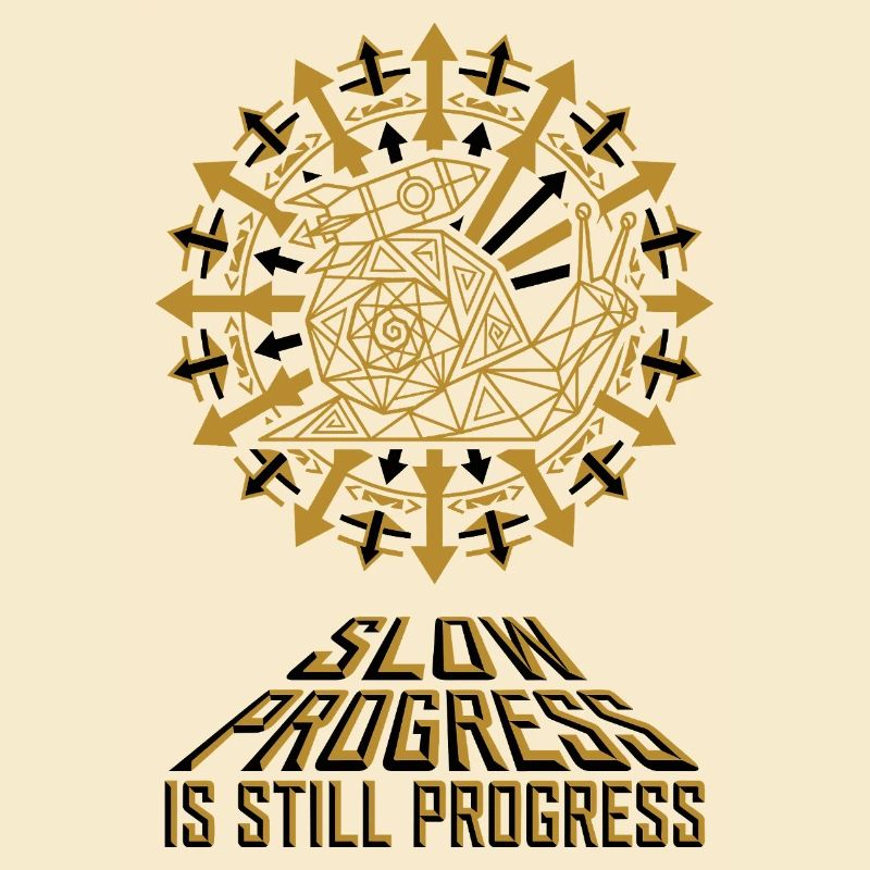 Slow Progress Raketen Schnecke