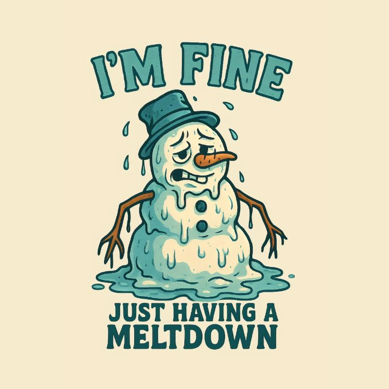 Schneemann Meltdown Ironie Sarkasmus