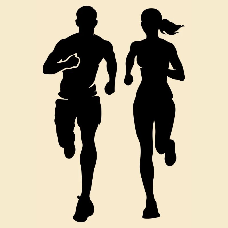 Marathon par équipe Marathon Silhouette