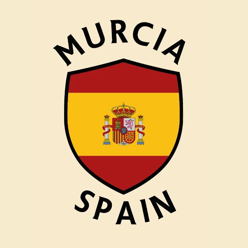 Bouclier de Murcie sous drapeau espagnol