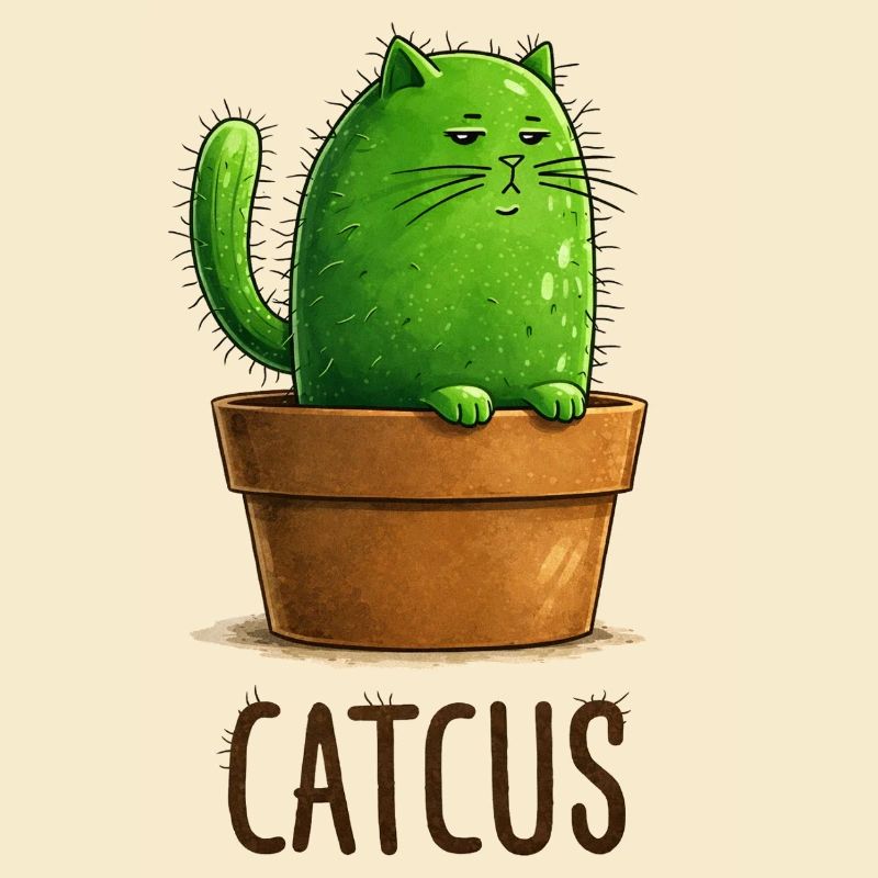 Catcus – Cactus Cat with Attitude