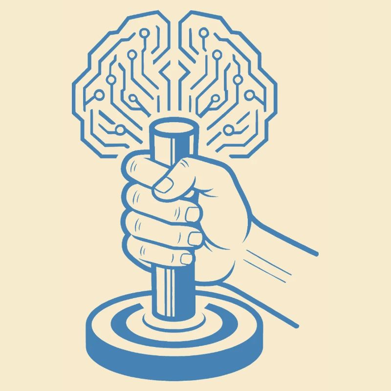 Digital Brain Cyborg Artificial Intelligence Ste