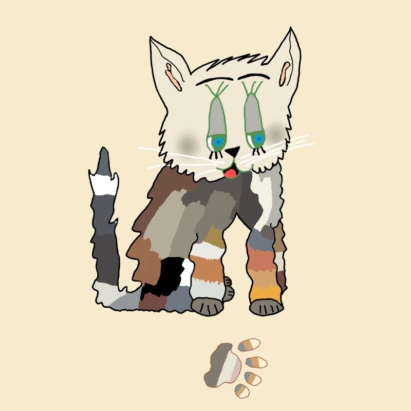Patchwork Katze Fred Tatze