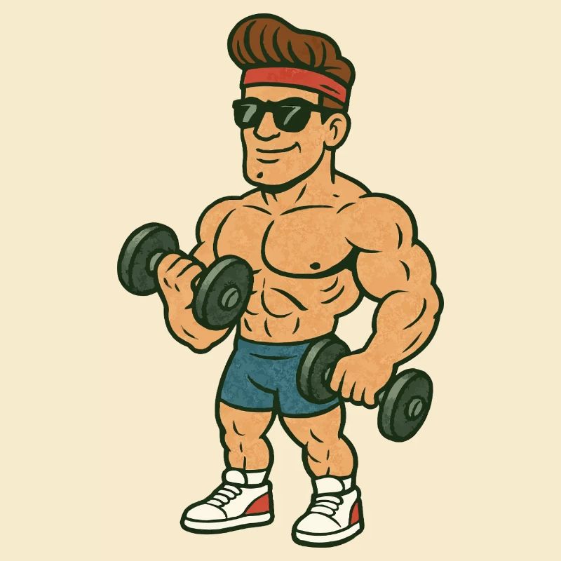 Bande dessinée Bodybuilder