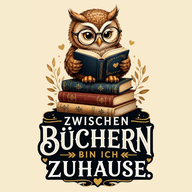 Zwischen Büchern zuhause