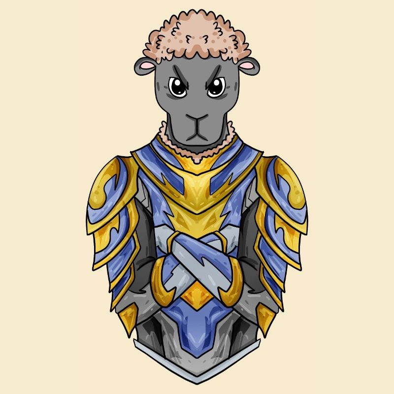 Knight Sheep Crusader