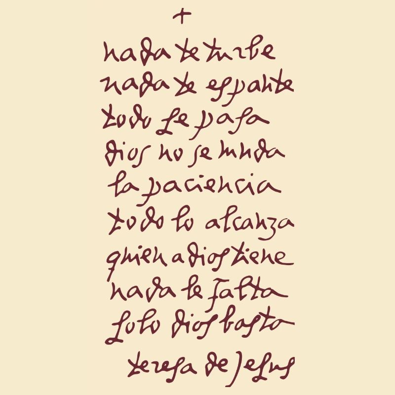 Solo Dios basta (Let nothing disturb thee)