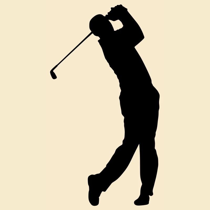 Golfer Schatten