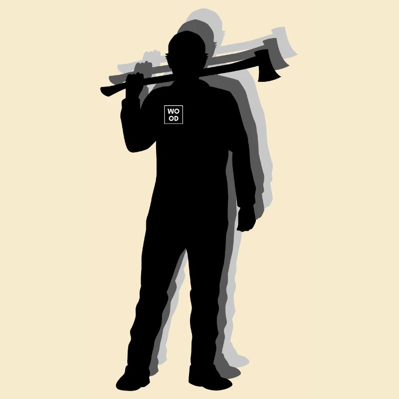 Lumberjack Shadow with Lumber Load