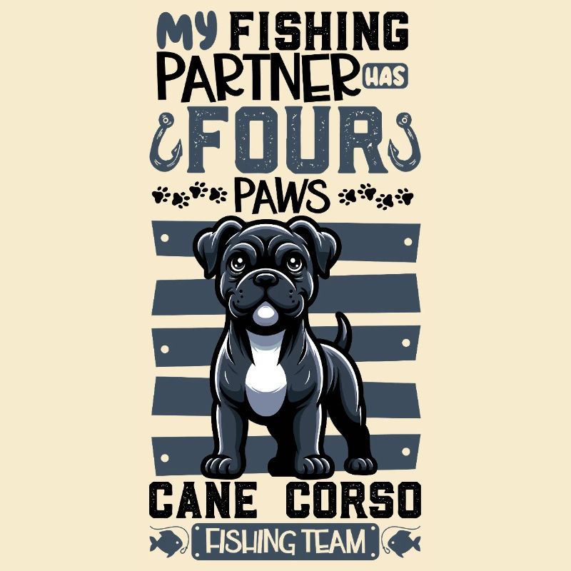 Pêche et Cane Corso