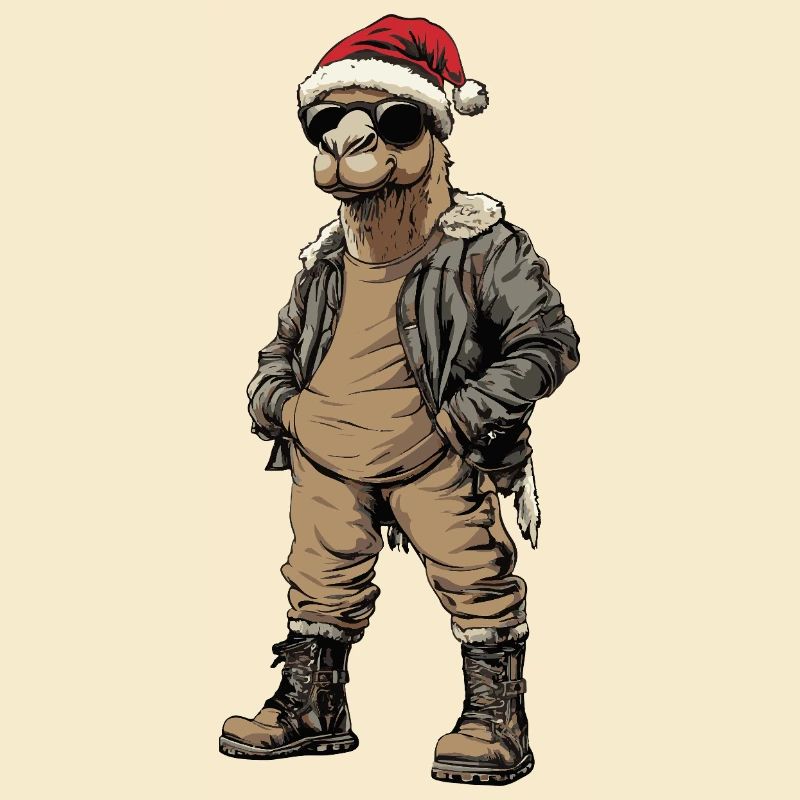 Kamel Weihnachten Winter