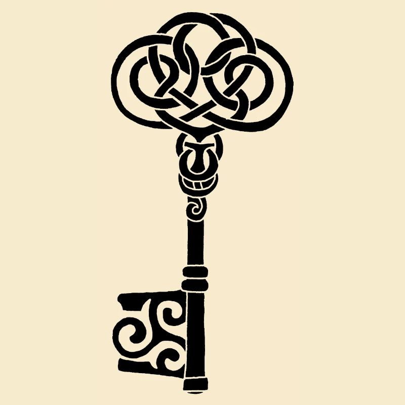 Black Celtic Key