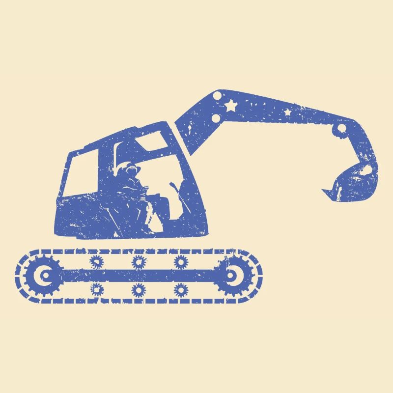 Bagger Baggerfahrer Baugeräteführer
