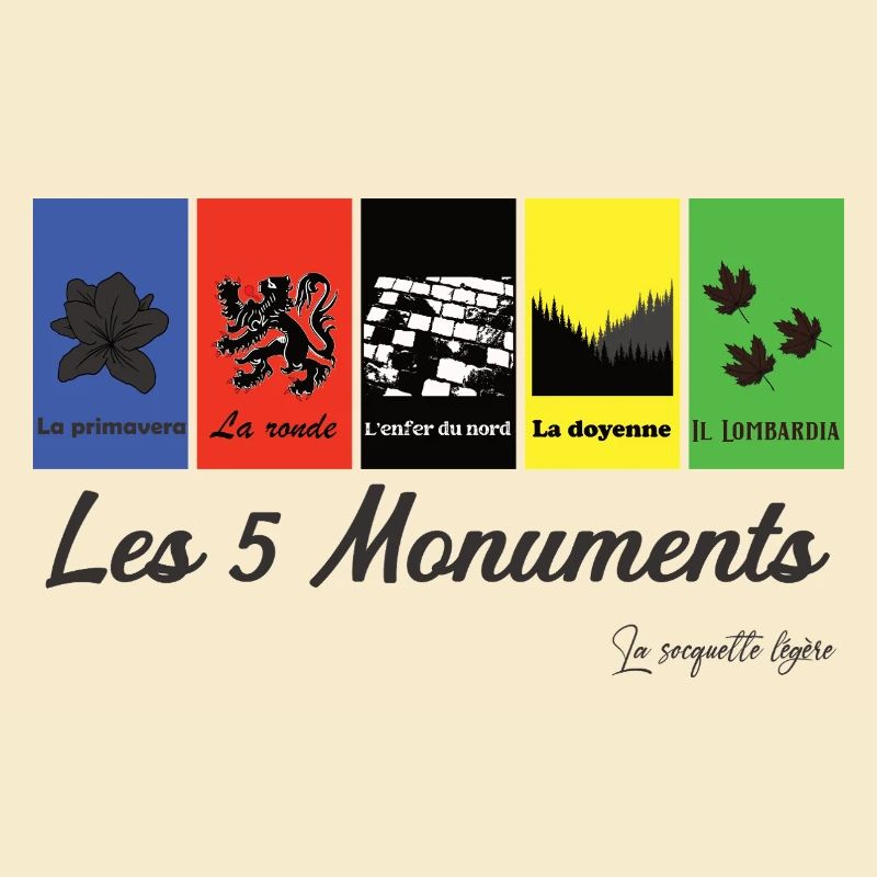 Les 5 monuments cycliste