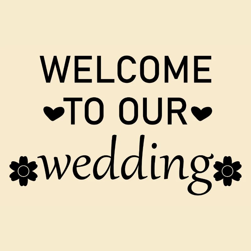 Willkommen zu unserer Hochzeit