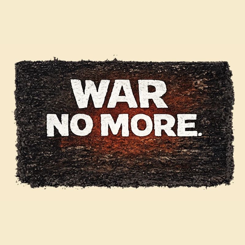 War No More – Sticker Peace & Humanity