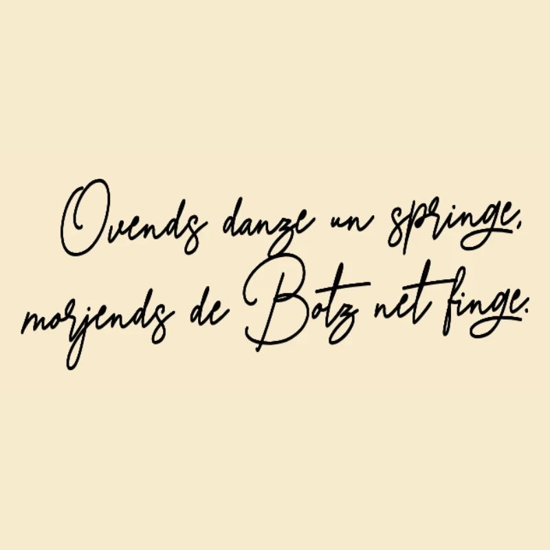 Kölsche Redewendung